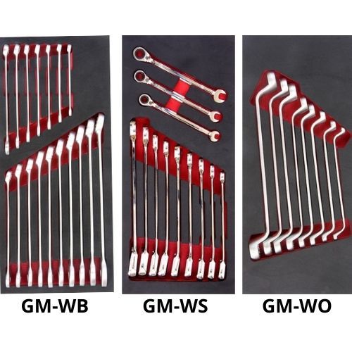1/3 Cabinet Toolkit with Combination Wrench set, Rachet Wrench set, Offset Wrench SET