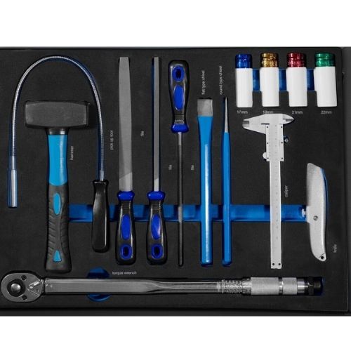 HOT Detachable size saving 99pcs workshop rolling tool Organizer with toolkit