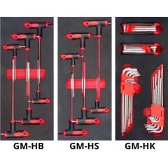 1/3 Cabinet Toolkit with Ball Hex Key, Star Hex KEY set for tool cabinet