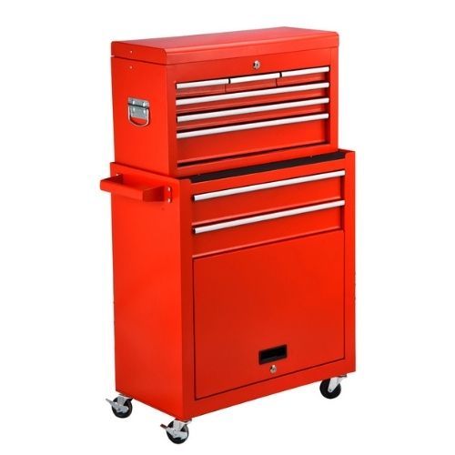 Red 2-in-1 Tool Chest Combo
