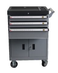 3 Drawers With 2 Cabinets 201PCS Professional Tool Chest