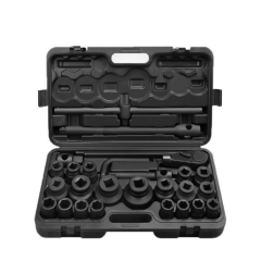 26pcs Truck Impact Socket Spanner Socket Set Wrench Repair Hand Tools Kit