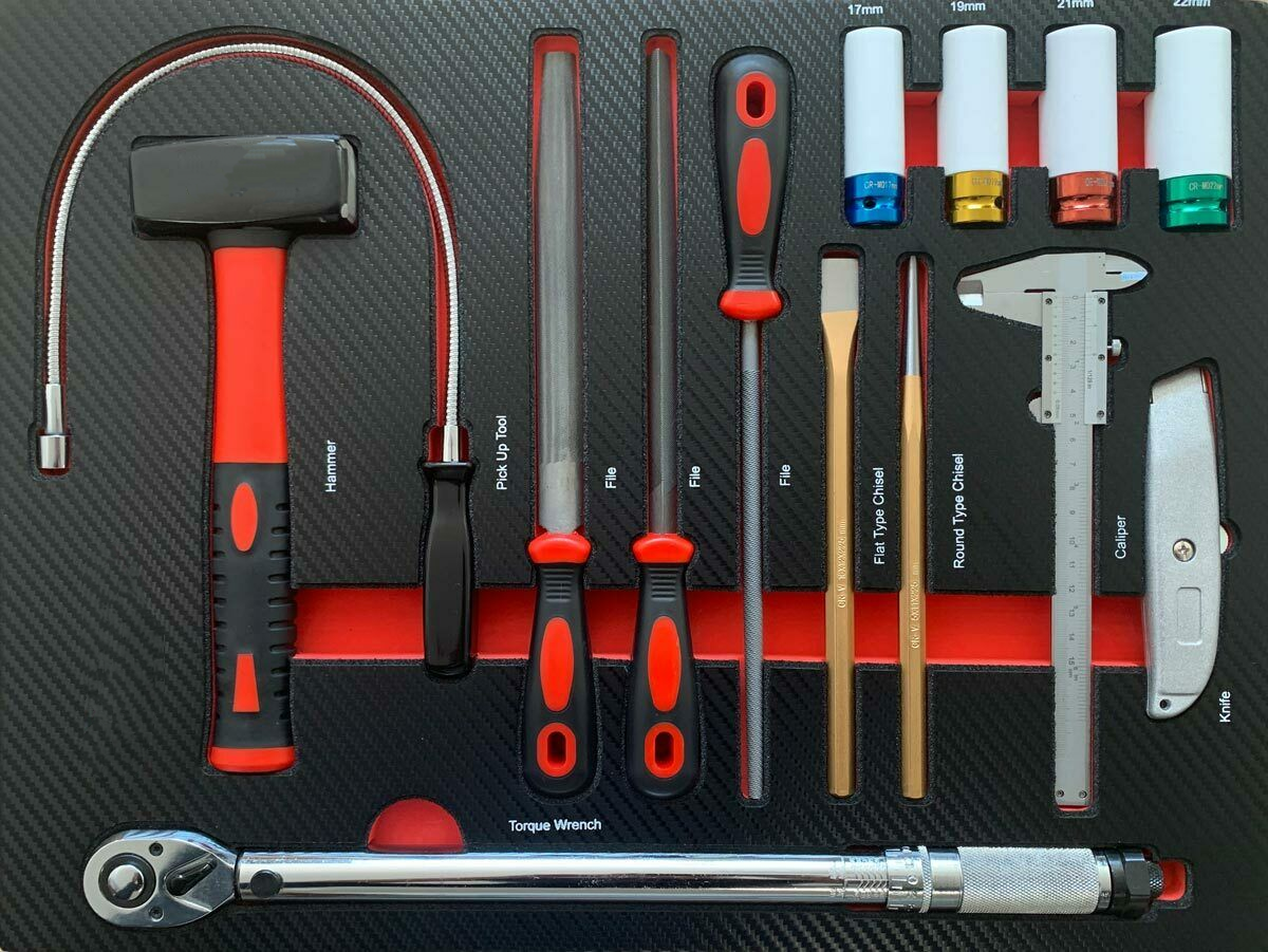 218PCS6 Drawers Super Rolling Metal Tool Trolley Car Repair Garage