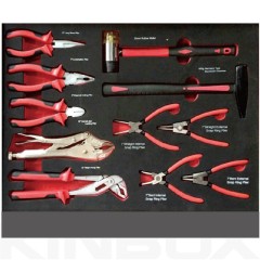 157 PCS EVA Tray Movable Cabinet With Tools For Auto Repair