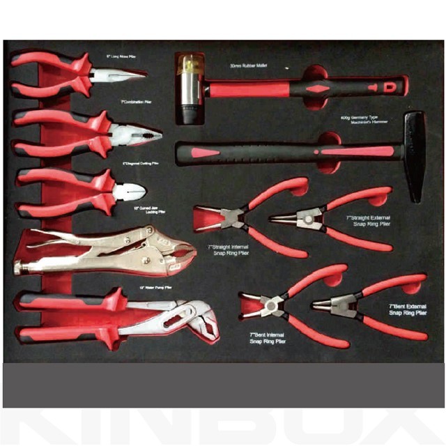 157 PCS EVA Tray Movable Cabinet With Tools For Auto Repair