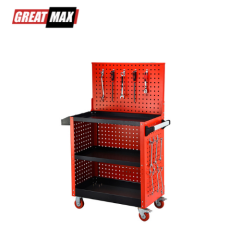 High quality aluminium alloy handle tool cart with hanging board