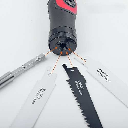 18-in-1 saw blade and screwriver kit