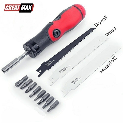 18-in-1 saw blade and screwriver kit