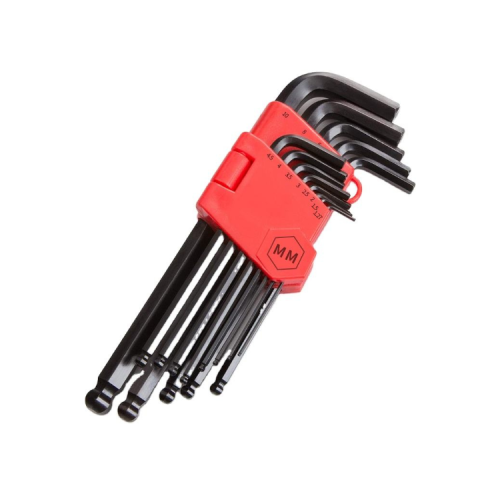 13 pcs CRV ball end hex key set