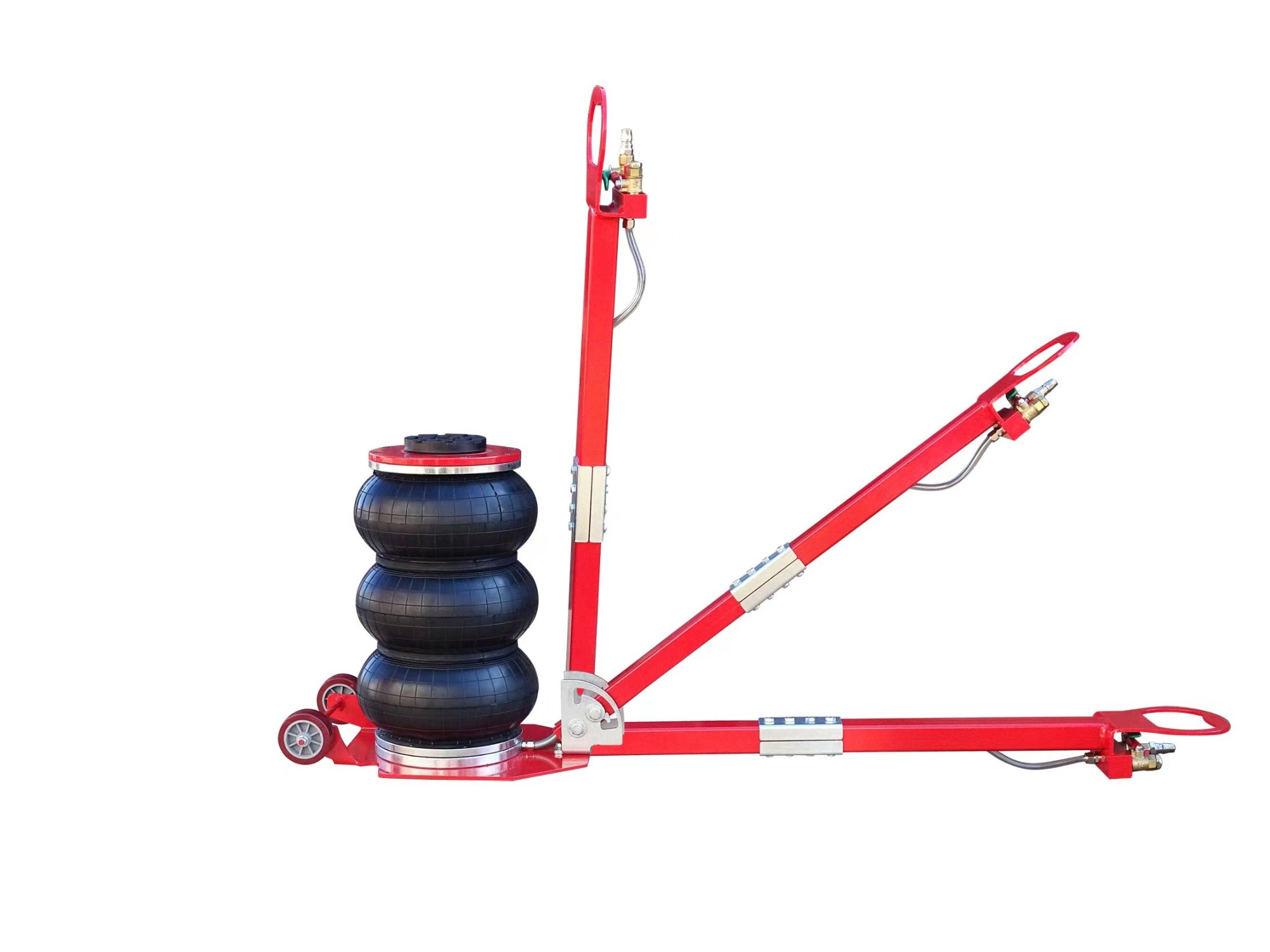 Adjustable 3 air bag jack