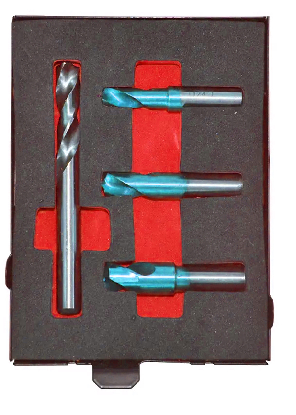 HSS Cobalt Spot Weld Drill Set 4PCS,Body Tools