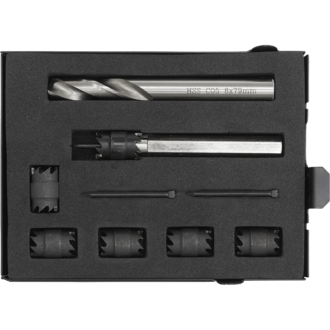 Spot Weld Cutter Drill Bit Set 9PCS,Body Tools