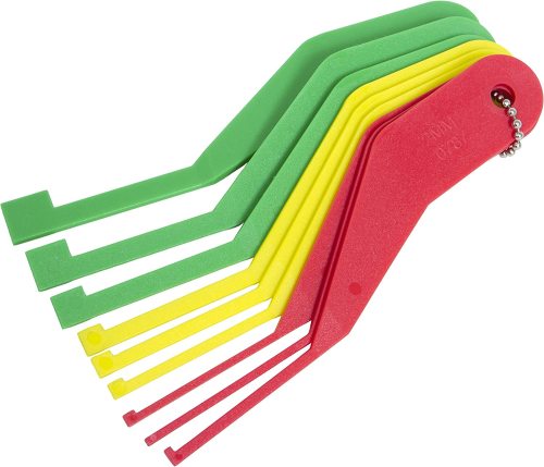 Combination Brake Lining Gauge Set 9PCS