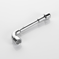 Angled open-socket wrench