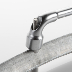 Angled open-socket wrench