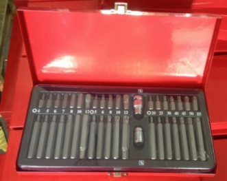34pcs 3/8” Star Socket &amp; Bits Socket Set