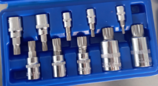 10PC SPLINE BIT SOCKET SET