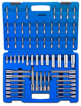 60PC BIT SOCKET & E-SOCKET SET