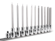 12pcs 1/2" Drive Deep Hex Metric Socket Set