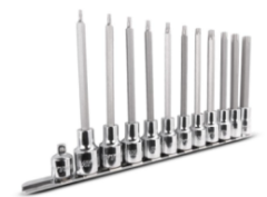 12pcs 1/2" Drive Deep Torx Socket Set