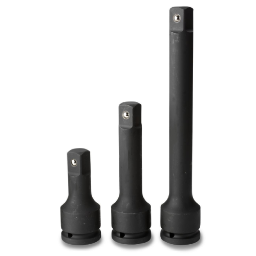 3pcs 1/2" Drive Impact Extension Set, 75mm, 125mm, 250mm