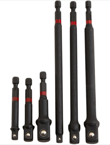 6 Piece 1/4" Socket Adaptors Set