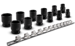 12pce 1/2" Drive Imperial Impact Socket Set