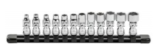 12PCES 1/2'' Drive Metric Flex Socket Set