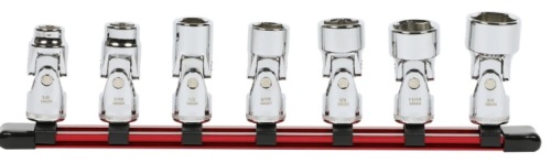 7PCES 3/8'' Drive SAE Universal Flex Socket Set