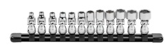 12PCES 1/4'' Drive Metric Flex Socket Set