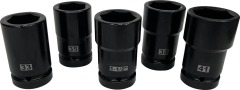 5pce 1" Master Budd Wheel Impact Socket Set