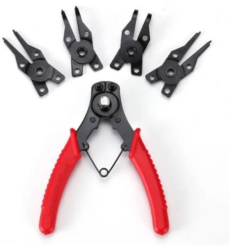 Circlip Plier Set INT/EXT With Interchangeable Heads
