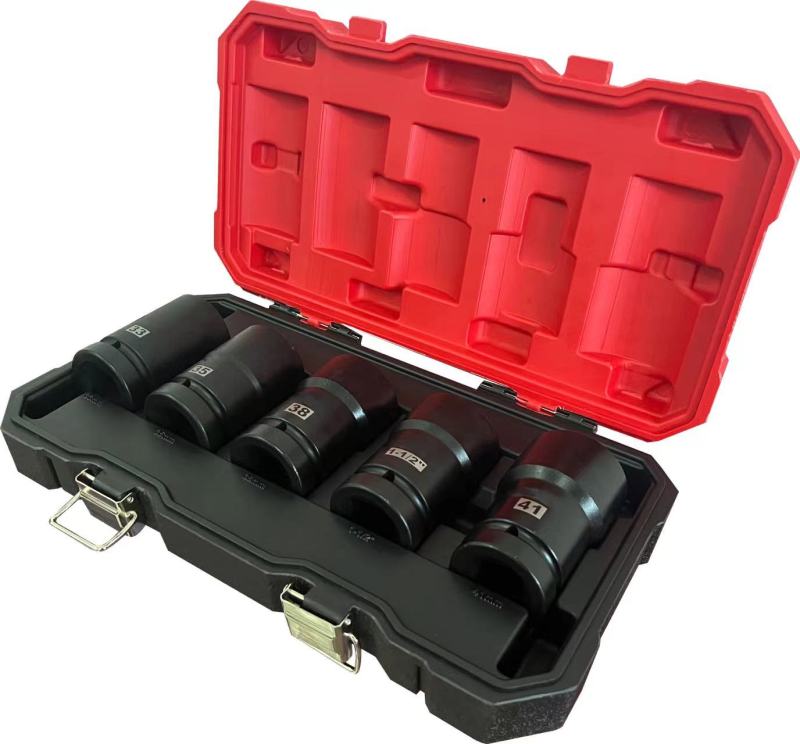 5pce 1" Master Budd Wheel Impact Socket Set