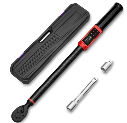 Carbon Fiber Tube Digital Torque Wrench 3/8" 2-135NM