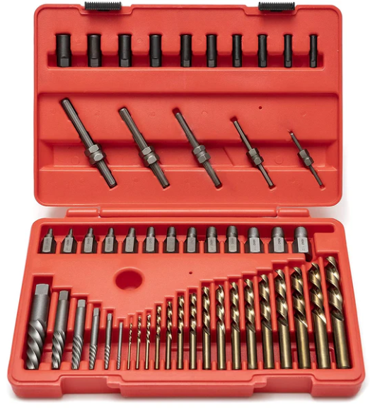 55pc Master Screw Extractor-Stripped 5/64" to 1/2"