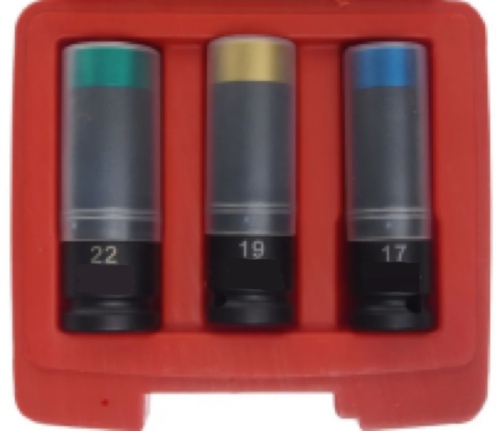 3 PCS Pre-Stressing Rim Protective Wheel Socket Set 85mm