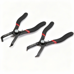 2-Piece Push Pin Removal Plier Set – 30° & 80° Offset, 170mm
