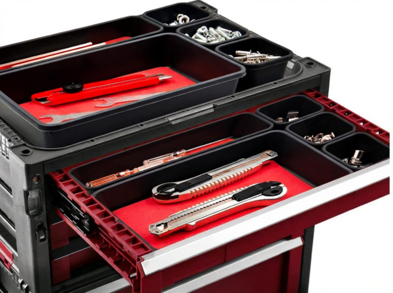 69-Piece Tool Box Organizer Tray Divider Set – 5 Sizes, Heavy-Duty Plastic