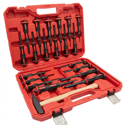 20pc Chisel, Punch &amp; Hammer Set (CR-V Steel)