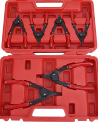 6pc Circlip Pliers Set (6 & 8, Internal & External, CR-V Steel)