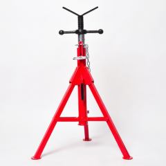 Heavy Duty Folding Leg Pipe Stand with V Head – Adjustable Height, 1135kg Capacity
