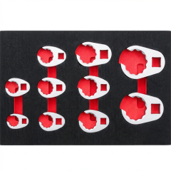 10PCS Crowfoot Spanner Set – 3/8, 1/2, 3/4 Drive