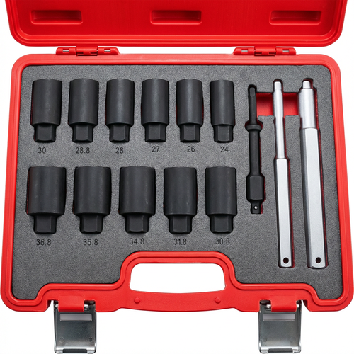 14-Piece Wheel Locking Removal Set Without Damage