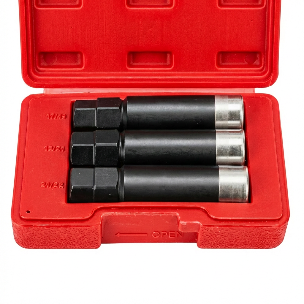 3pcs 10-Spline Lug Nut Socket Set