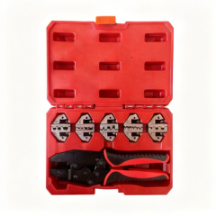 Crimping Tool Set with Interchangeable Crimp Heads – 6 PCS
