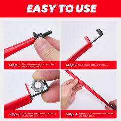 Extension Clamp Wrench Set (190mm / 275mm / 368mm)