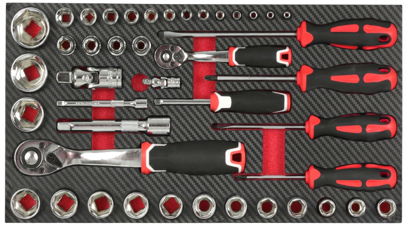 3pc Stackable Rolling Workshop Toolbox with 105pc Tools