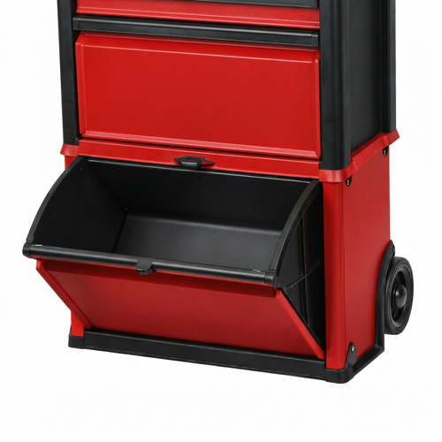3pc Stackable Rolling Workshop Toolbox with 105pc Tools