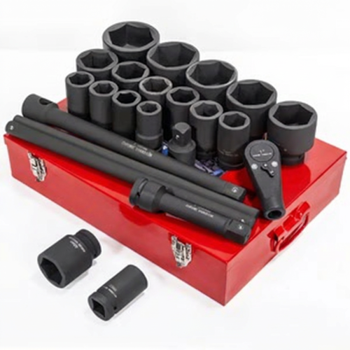 21 Piece 1 Drive SAE Imperial Jumbo Impact Socket Set