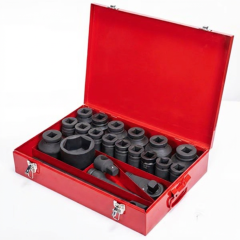 21 Piece 1 Drive SAE Imperial Jumbo Impact Socket Set